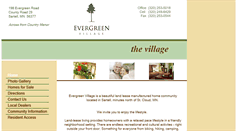 Desktop Screenshot of evergreenvillage.org